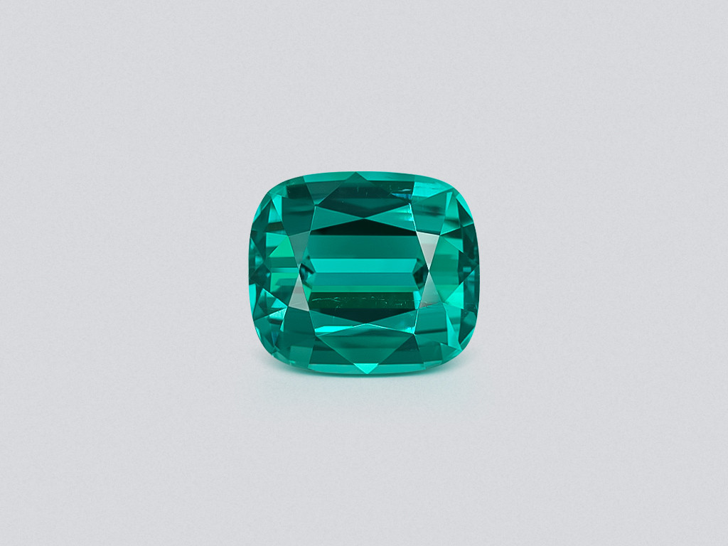 Vibrant Lagoon tourmaline in cushion cut 6.03 carats, Afghanistan Image №1