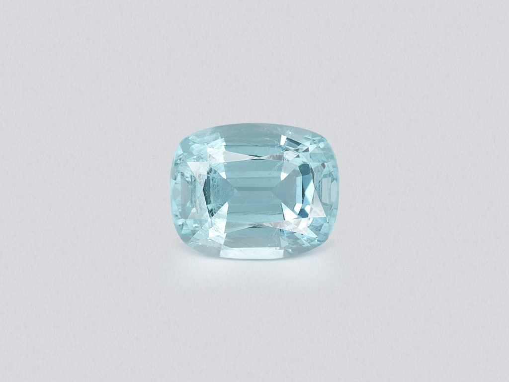 Aquamarine cushion cut 3.15 carats, Madagascar  Image №1