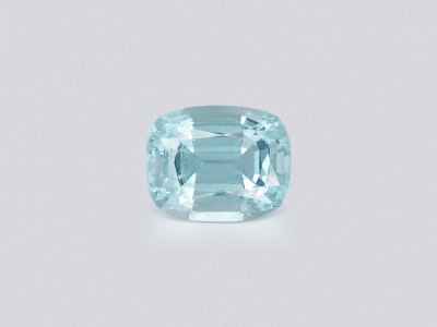 Aquamarine cushion cut 3.15 carats, Madagascar  photo
