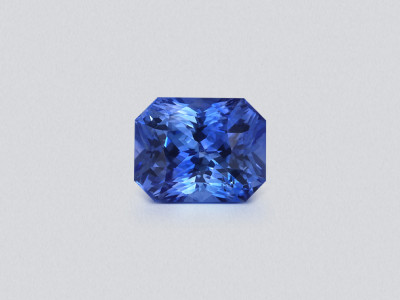Blue sapphire radiant cut 1.58 carats,  Sri Lanka photo