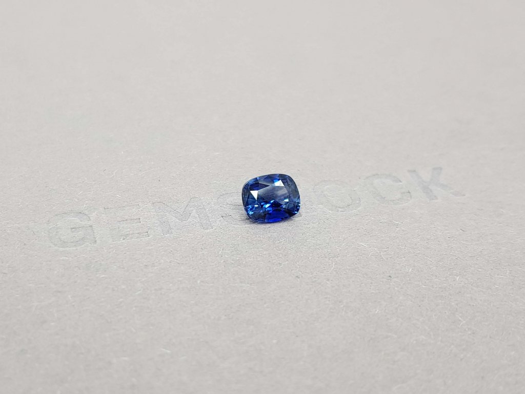 Cushion cut blue Madagascar sapphire 1.16 ct Image №2