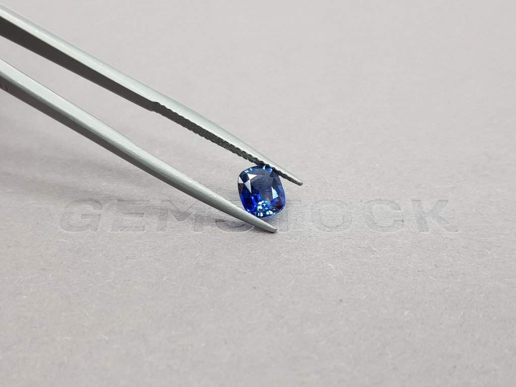 Cushion cut blue Madagascar sapphire 1.16 ct Image №4