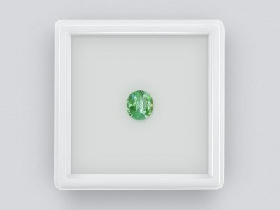 Green tourmaline oval cut 1.12 ct photo