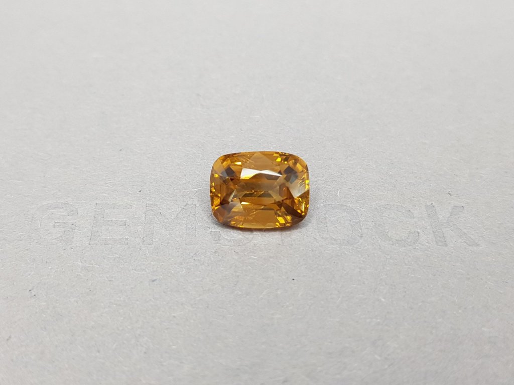 Zircon from Tanzania, deep color 6.76 ct Image №2