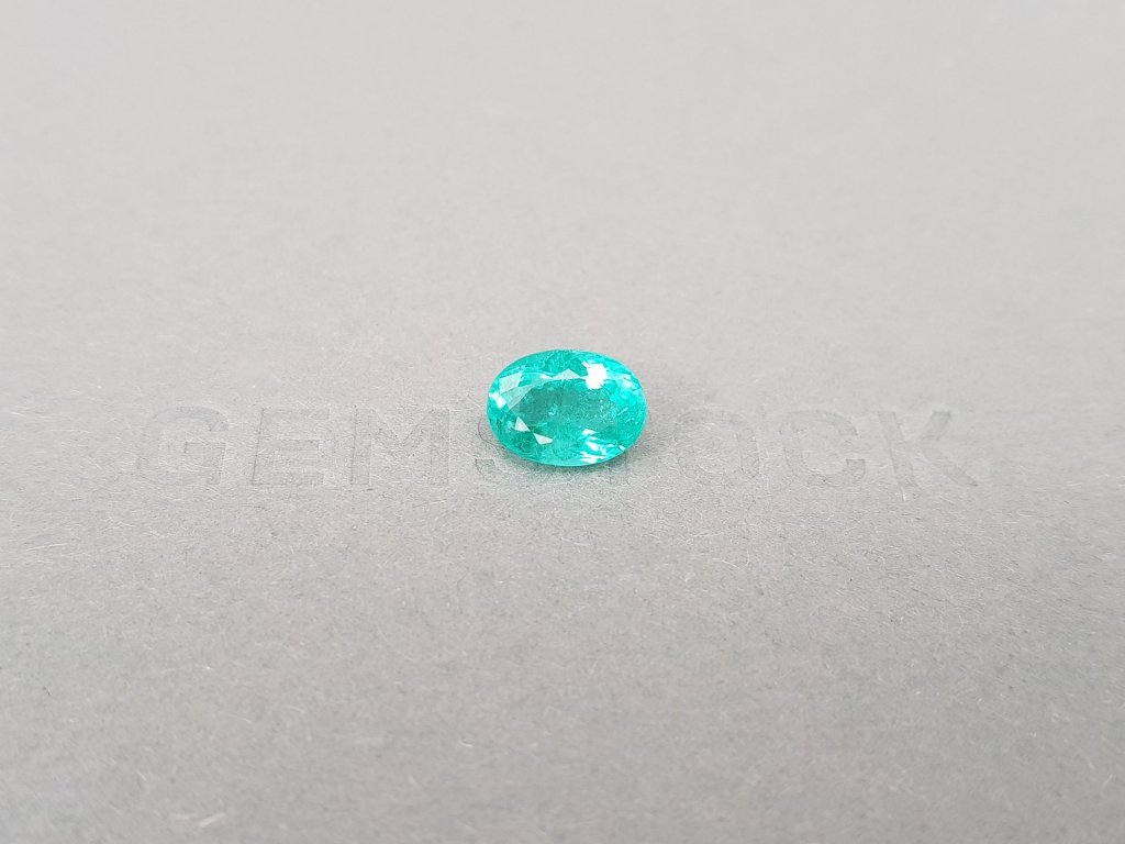 Neon blue Paraiba tourmaline in oval cut 2.58 ct, Mozambique Image №1