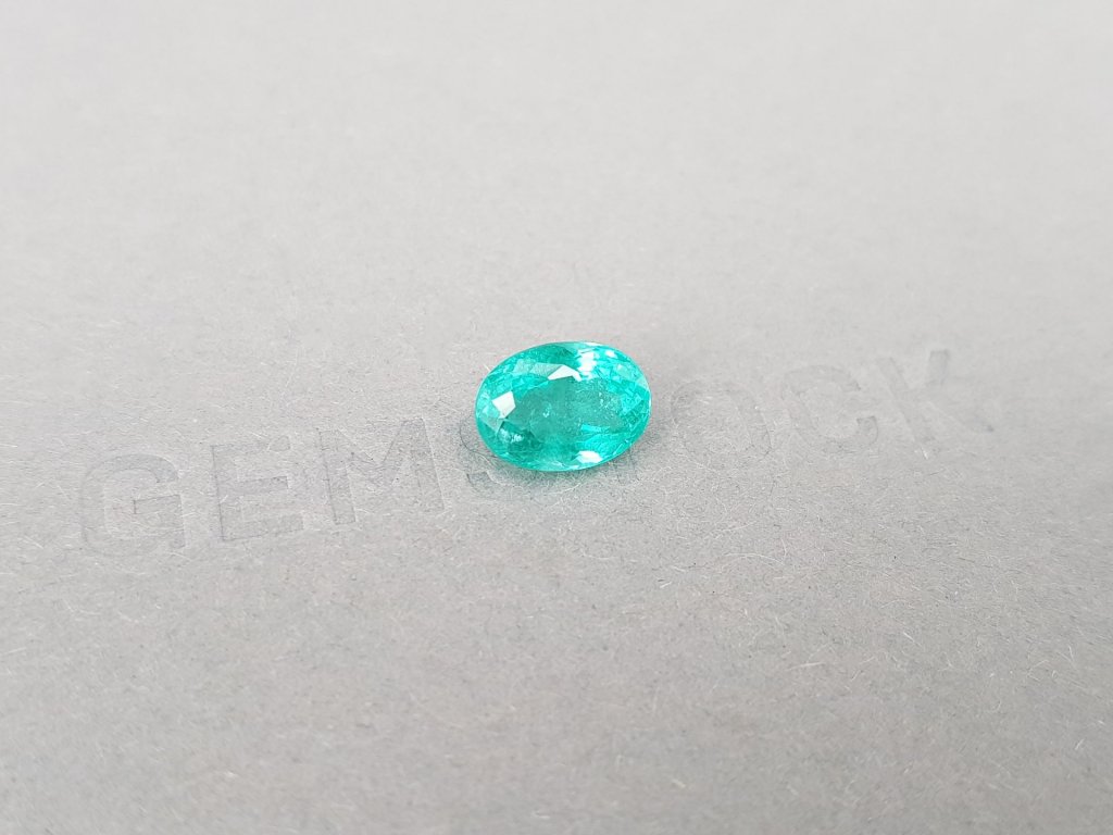 Neon blue Paraiba tourmaline in oval cut 2.58 ct, Mozambique Image №2