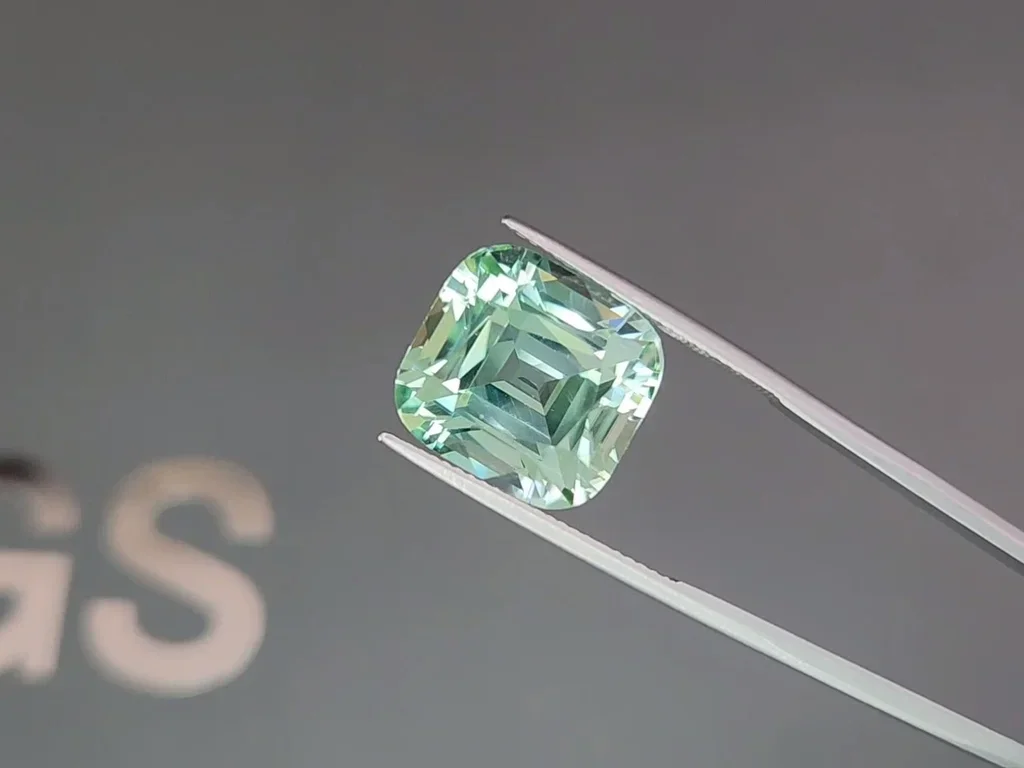 Large Lagoon cushion cut tourmaline 21.13 carats  Image №3
