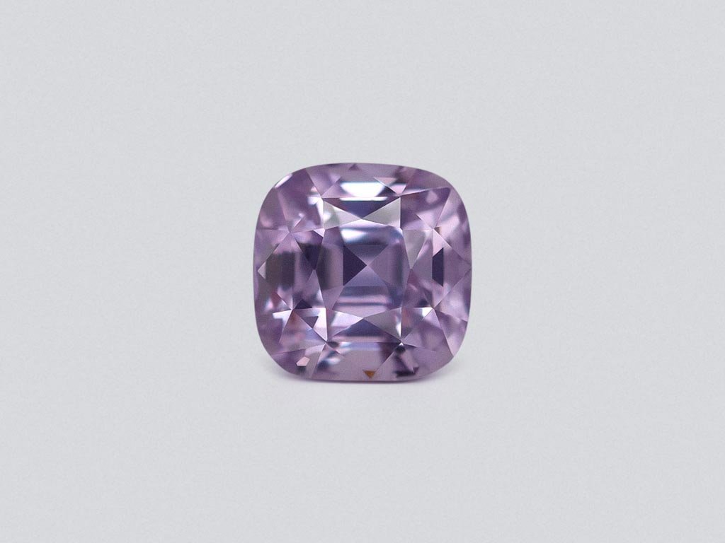 Unheated lavender sapphire in cushion cut 2.52 carats, Sri Lanka Image №1