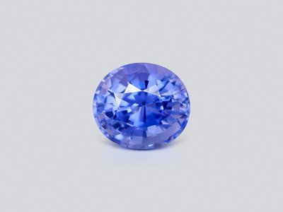 Unheated Pastel Blue sapphire in oval cut 2.57 carats, Sri Lanka photo