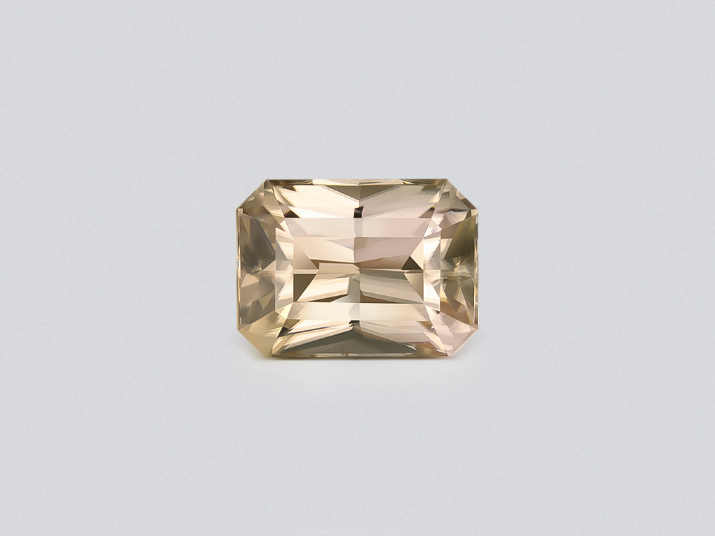 Large brown zircon in radiant cut 12.20 carats, Tanzania Image №1
