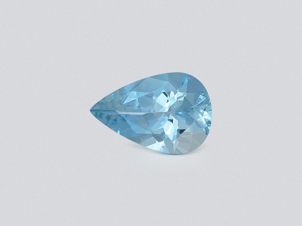 Aquamarine pear cut 2.38 carats, Madagascar Image №1