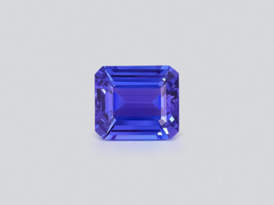Tanzanite octagon cut 7.38 carats, Tanzania photo