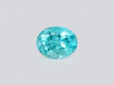 Neon blue Paraiba tourmaline oval cut 1.36 carats, Afghanistan photo