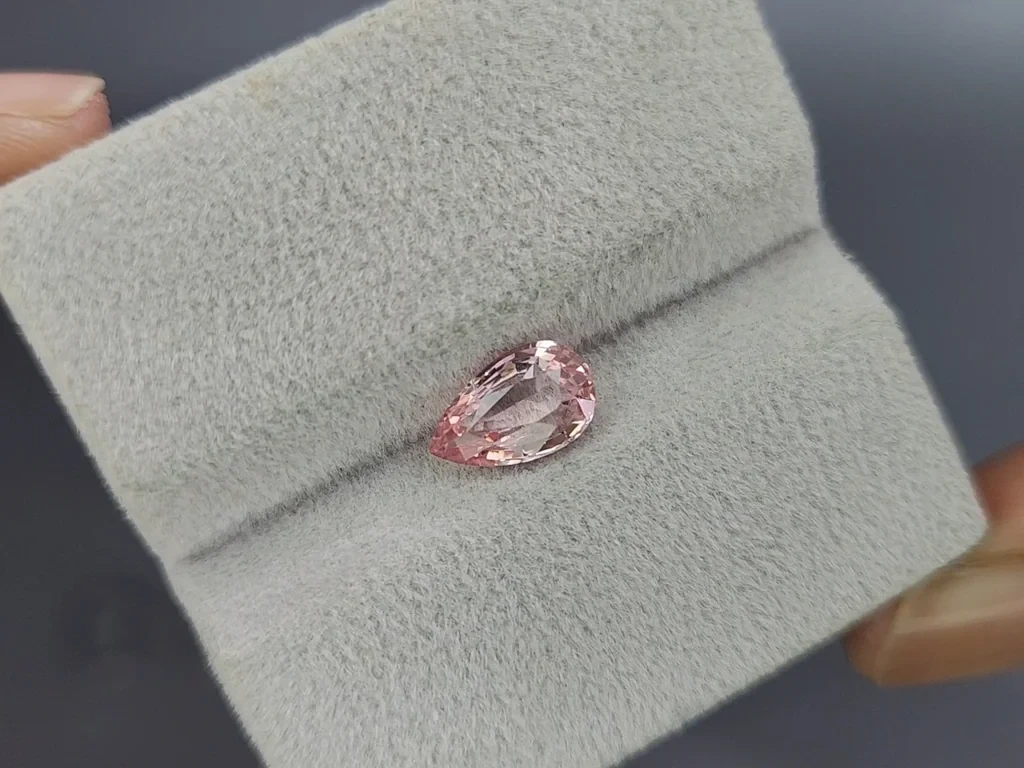 Unheated sapphire Padparadscha pear cut 1.61 carats, Sri Lanka  Image №5