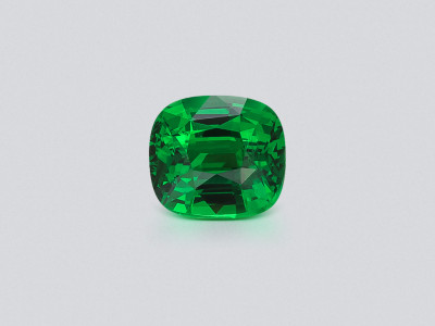 Garnet tsavorite Vivid Green cushion cut 2.02 carats, Africa photo