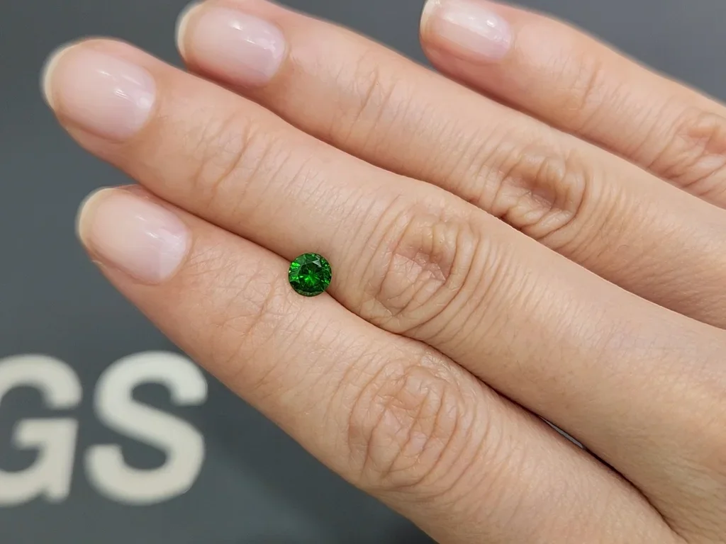 Rare Russian demantoid 0.42 ct Image №2