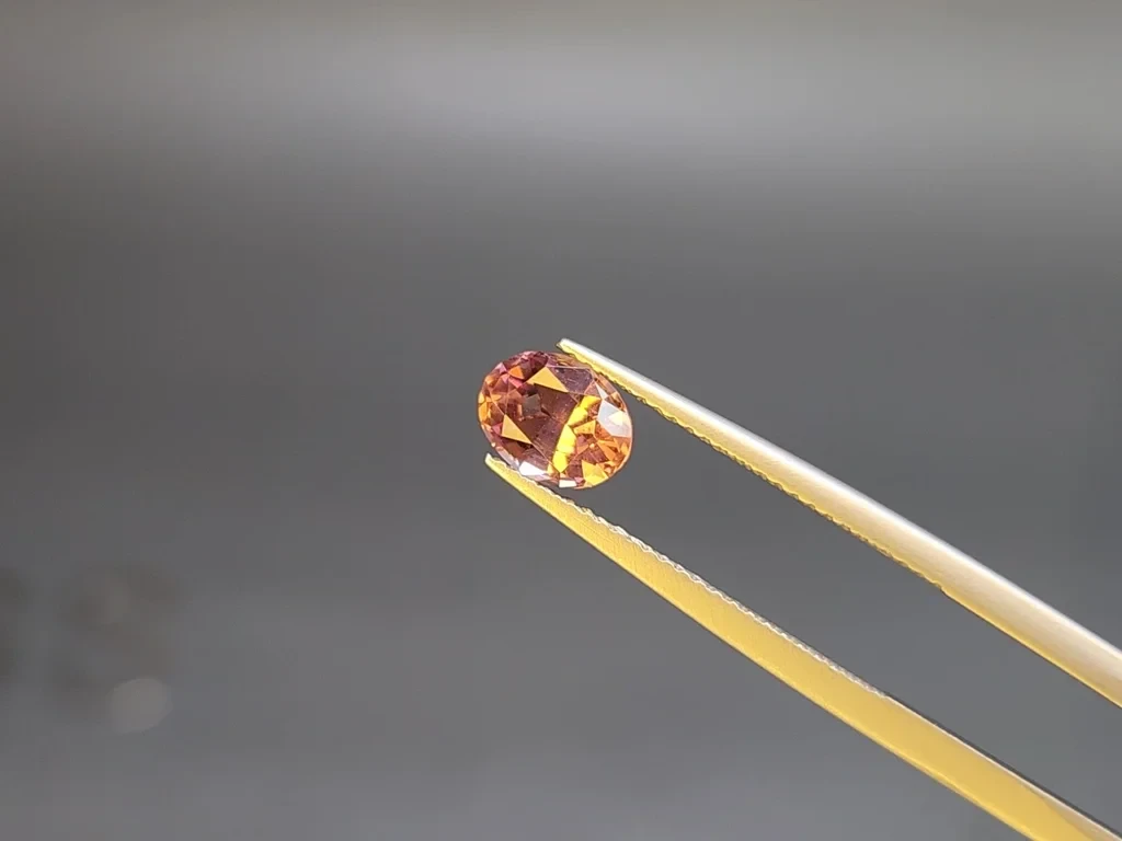 Garnet color change effect oval cut 1.40 carats, Tanzania Image №5