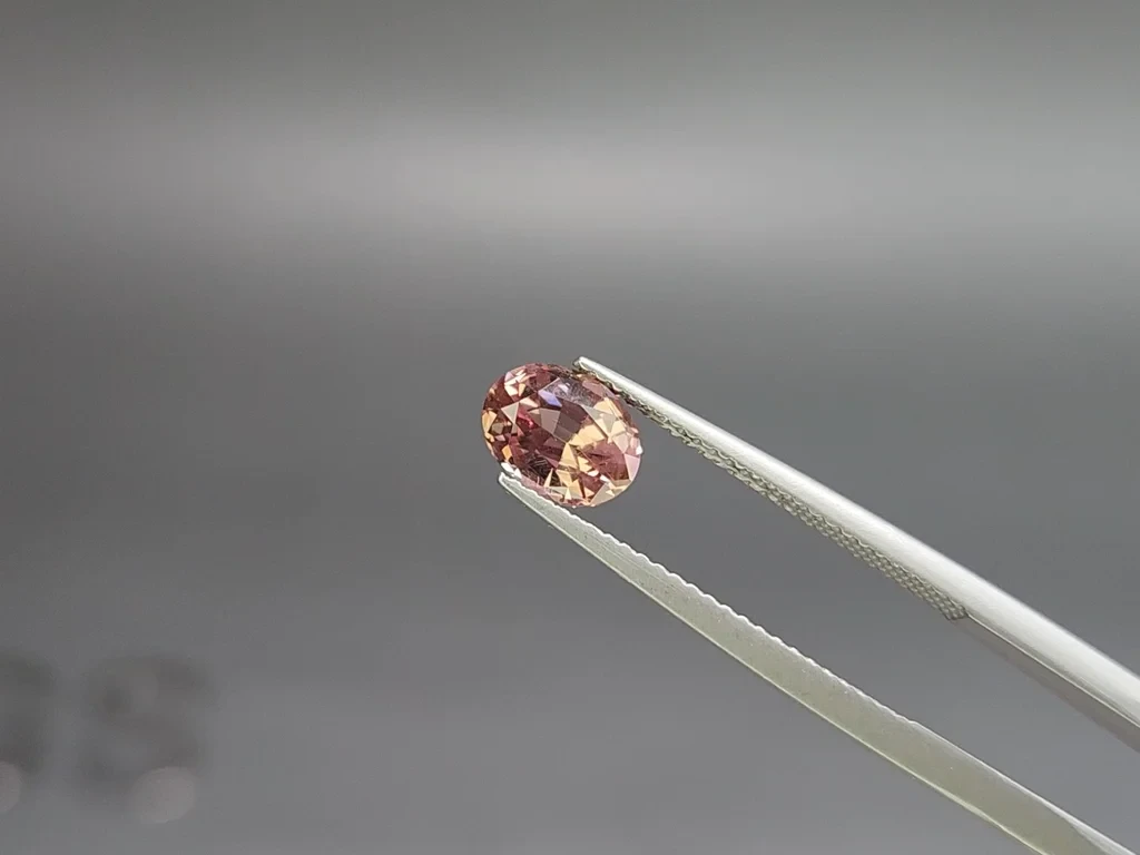 Garnet color change effect oval cut 1.40 carats, Tanzania Image №4