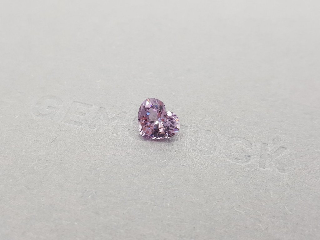 Pinkish purple spinel in heart shape 2.15 ct, Burma Image №3