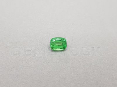 Vibrant cushion cut tsavorite 3.25 ct photo