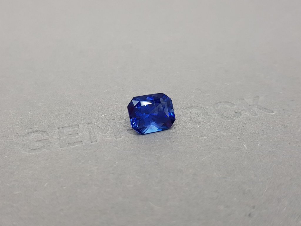 Radiant Cut Cornflower Blue Sapphire 3.04 ct Image №2