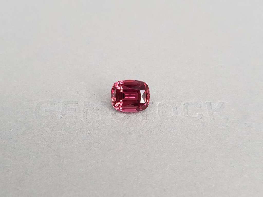 Pinkish-red cushion cut tourmaline from Nigeria 4.30 ct Image №1