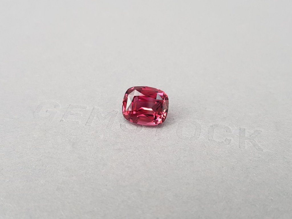 Pinkish-red cushion cut tourmaline from Nigeria 4.30 ct Image №3