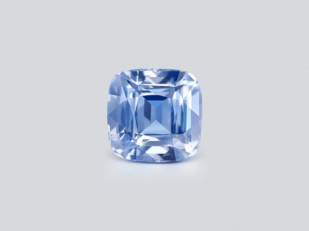 Unheated Pastel Blue sapphire in cushion cut 3.50 carats, Sri Lanka Image №1
