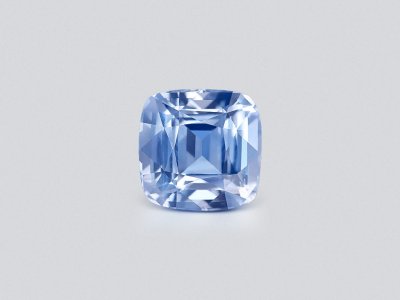 Unheated Pastel Blue sapphire in cushion cut 3.50 carats, Sri Lanka photo