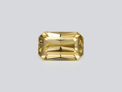 Yellow zircon radiant cut 10.91 carats, Tanzania photo