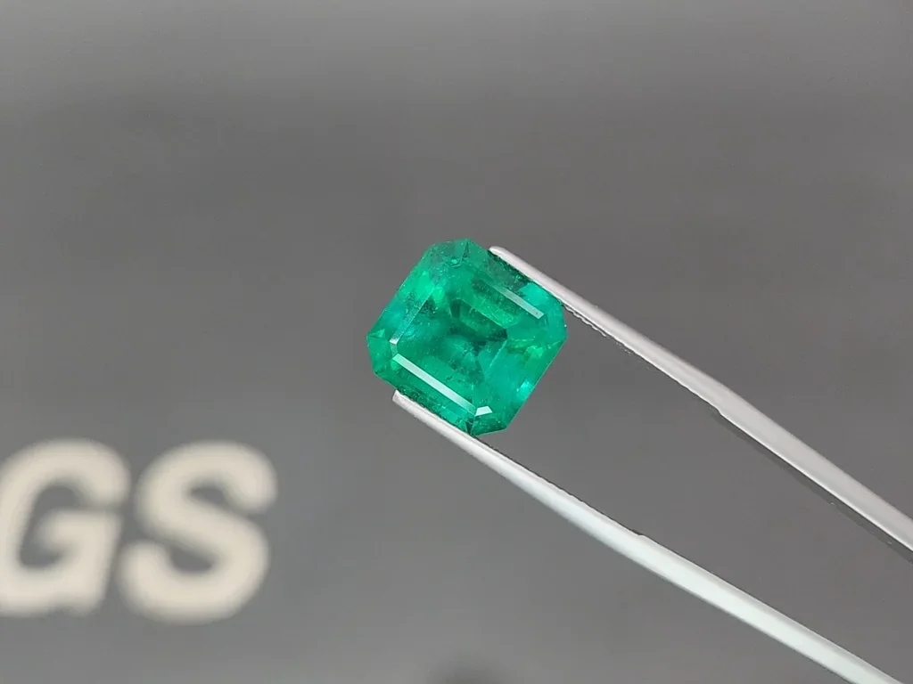 Emerald Vivid Green octagon 8.55 carats, Columbia Image №3