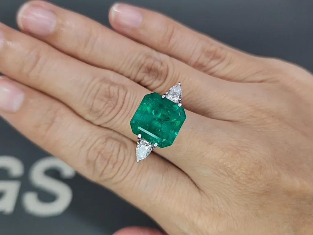 Emerald Vivid Green octagon 8.55 carats, Columbia Image №5