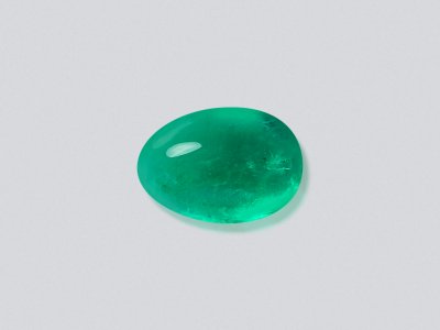 Emerald cabochon cut 1.90 carats, Russia photo