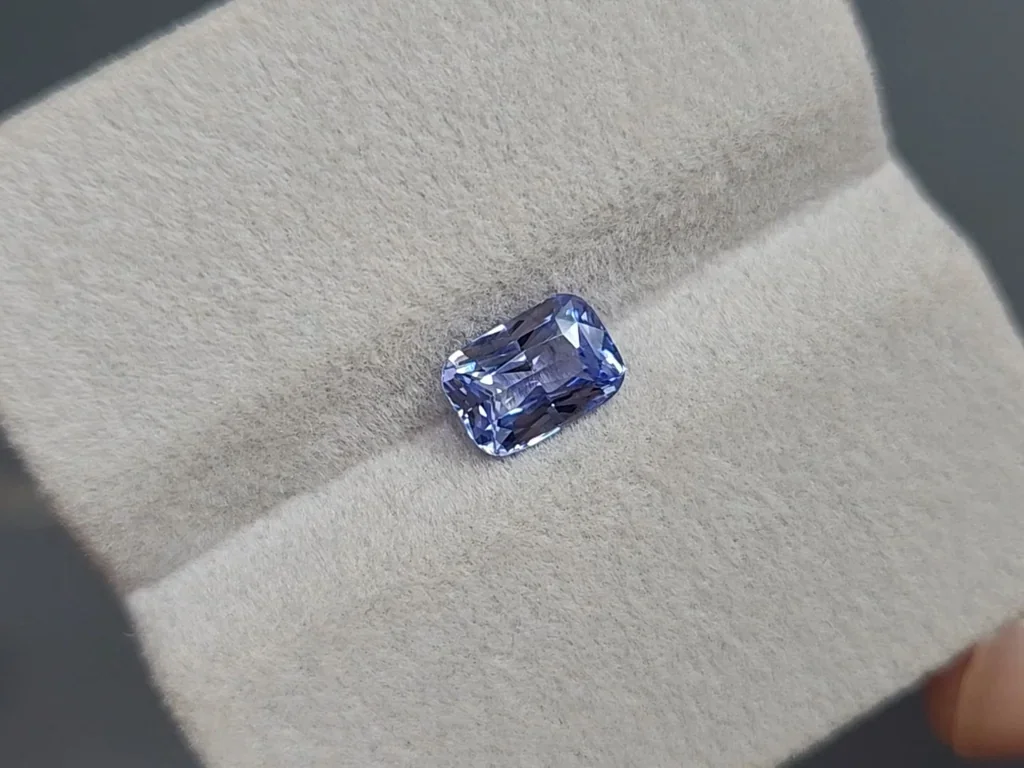 Sapphire Pastel Blue cushion cut 1.55 carats, Madagascar Image №4