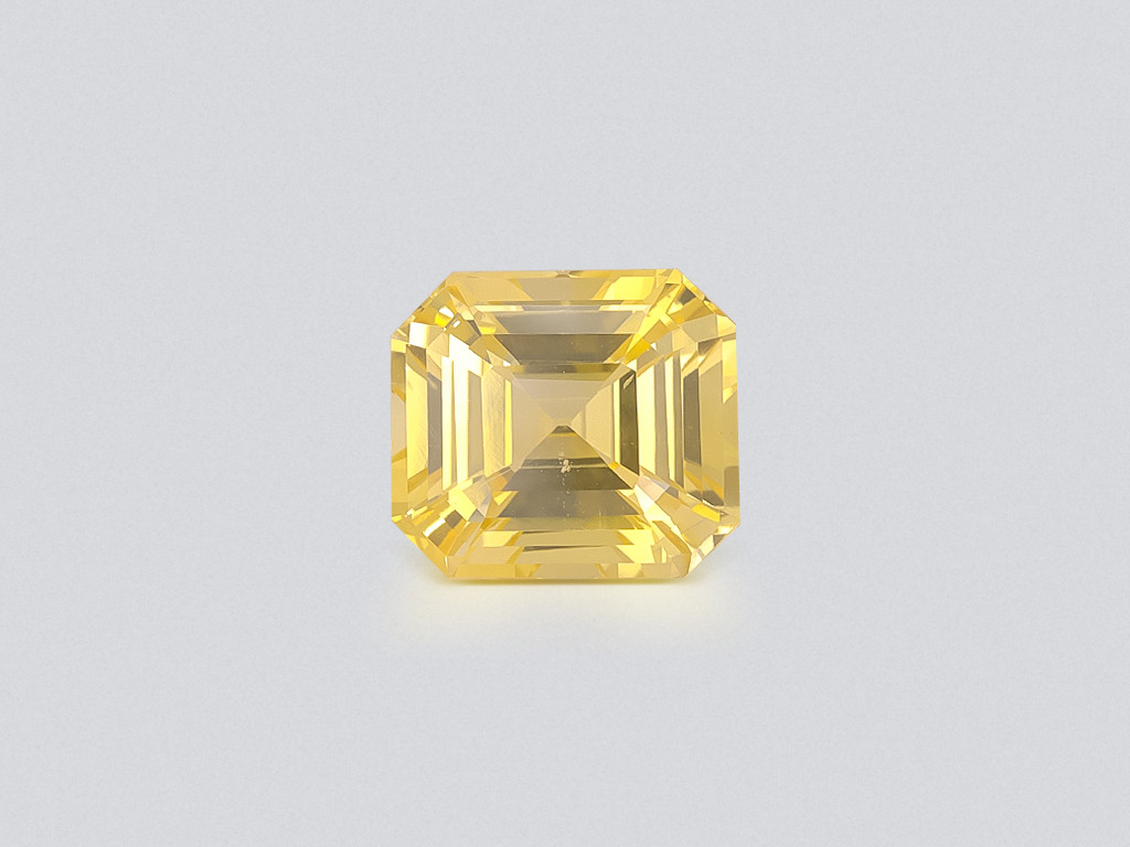 Unheated yellow sapphire octagon cut 3.11 carats, Sri Lanka Image №1