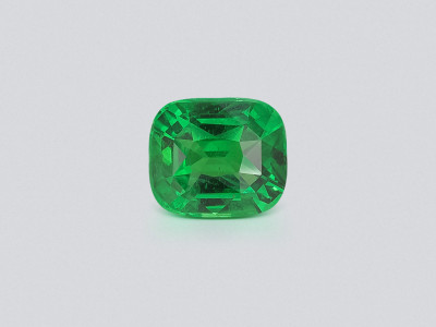 Garnet tsavorite Vivid Gree cushion cut 3.04 carats,  Africa photo