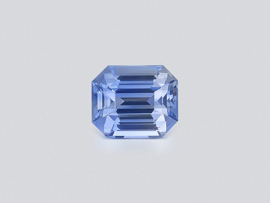 Unheated blue sapphire octagon cut 3.02 carats, Sri Lanka Image №1