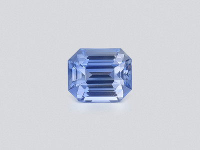 Unheated blue sapphire octagon cut 3.02 carats, Sri Lanka photo