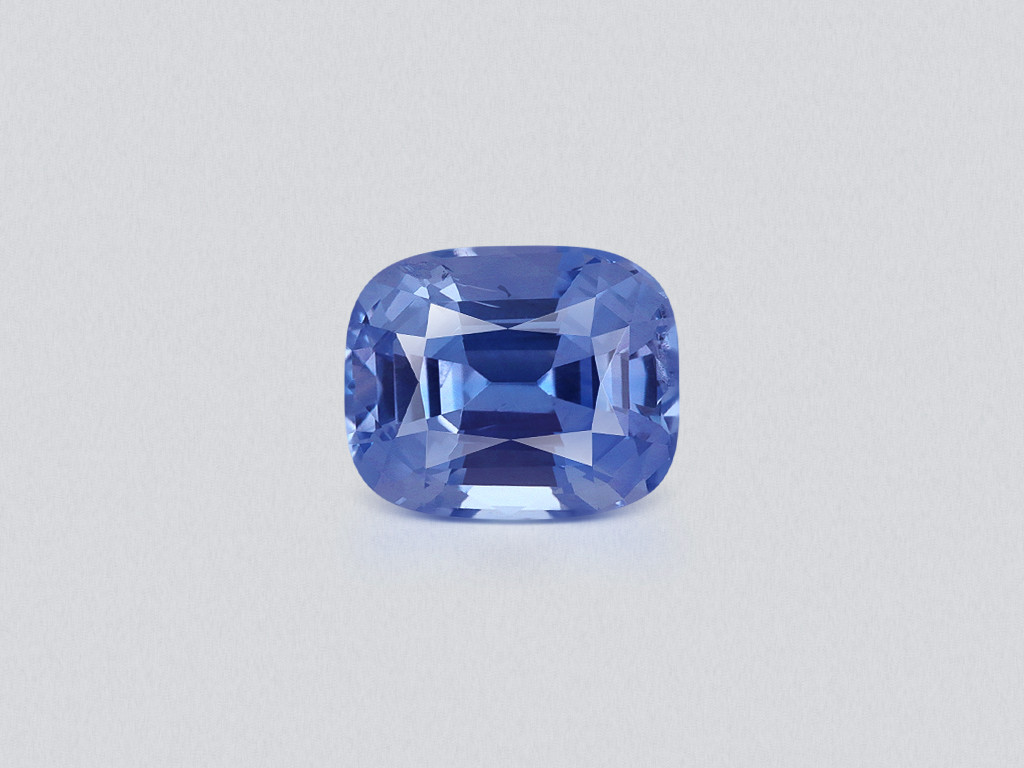 Unheated sapphire violetish blue cushion cut 2.02 carats, Sri Lanka Image №1