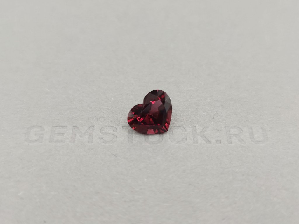 Ring with red spinel in 18K white gold Image №5