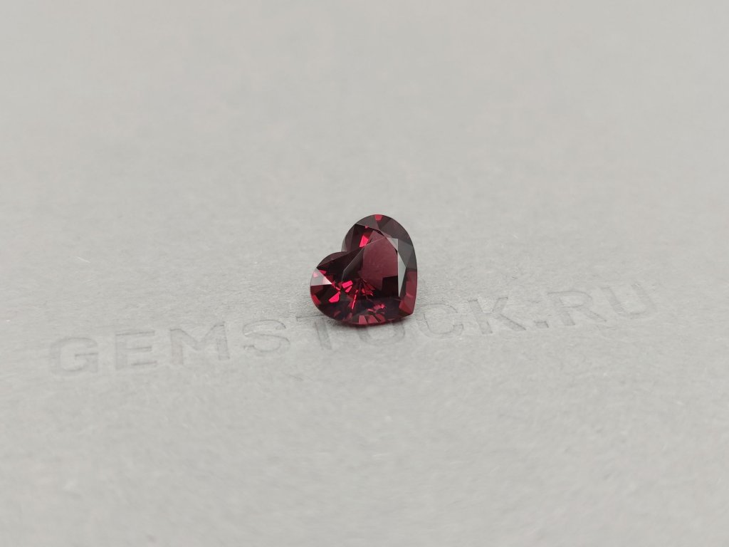 Ring with red spinel in 18K white gold Image №6