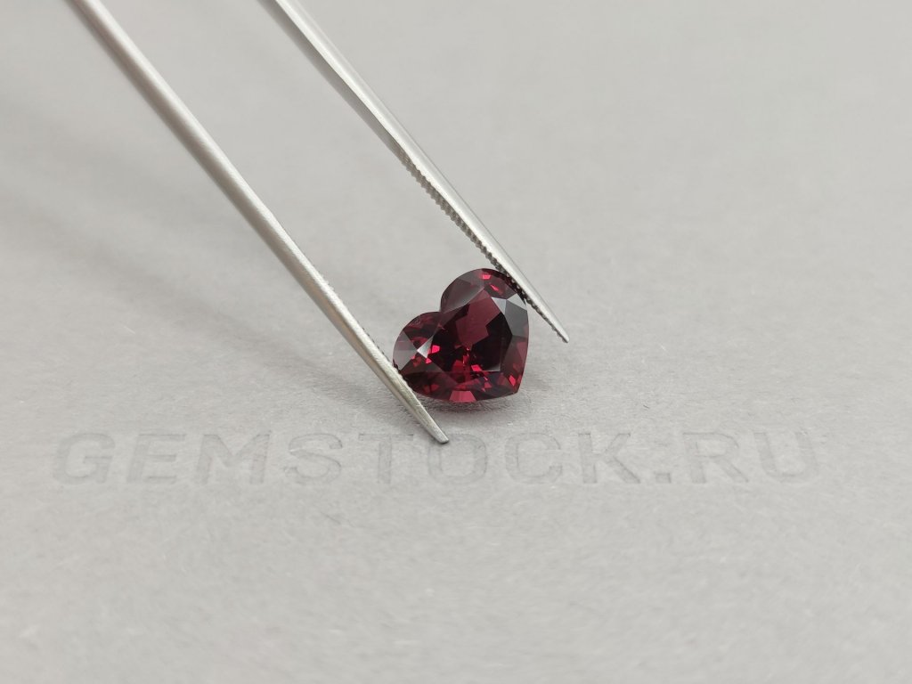 Ring with red spinel in 18K white gold Image №8