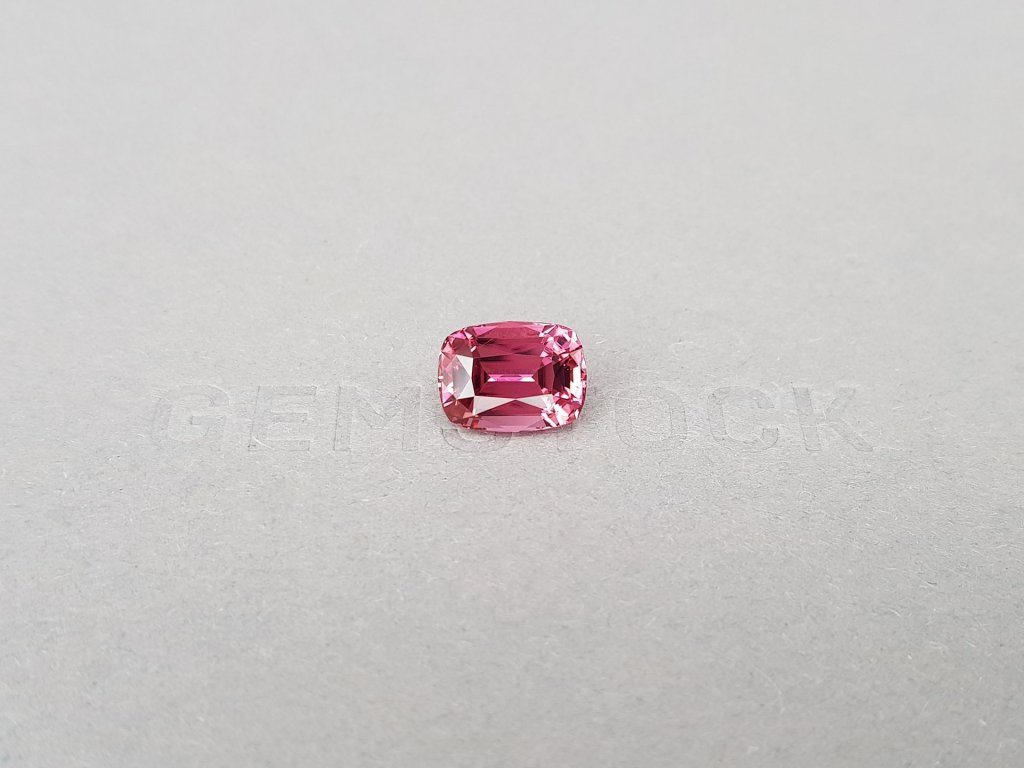 Intense pink rubellite in cushion cut 3.55 ct, Nigeria Image №1
