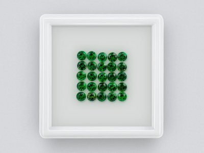 Lot of yellow-green chrome tourmaline 3.10 carats, Tanzania  photo