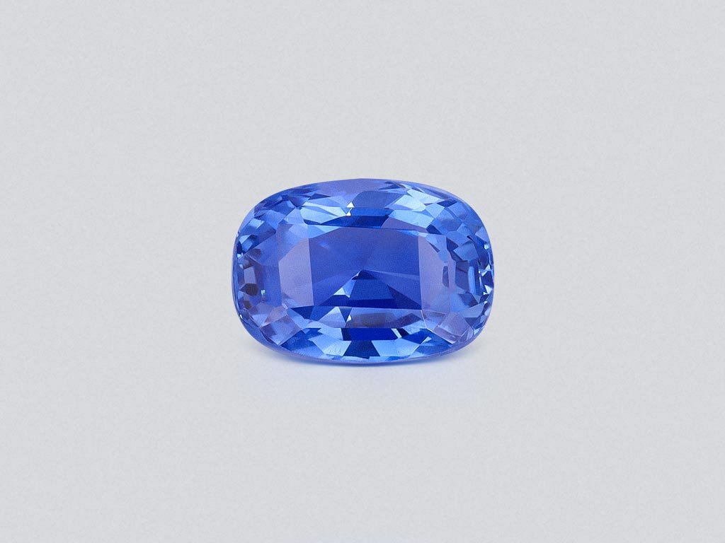 Unheated blue sapphire in cushion cut 4.88 carats, Sri Lanka Image №1