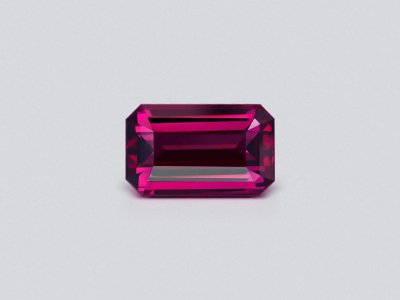 Garnet rhodolite octagon cut 4.97 carats, Tanzania photo