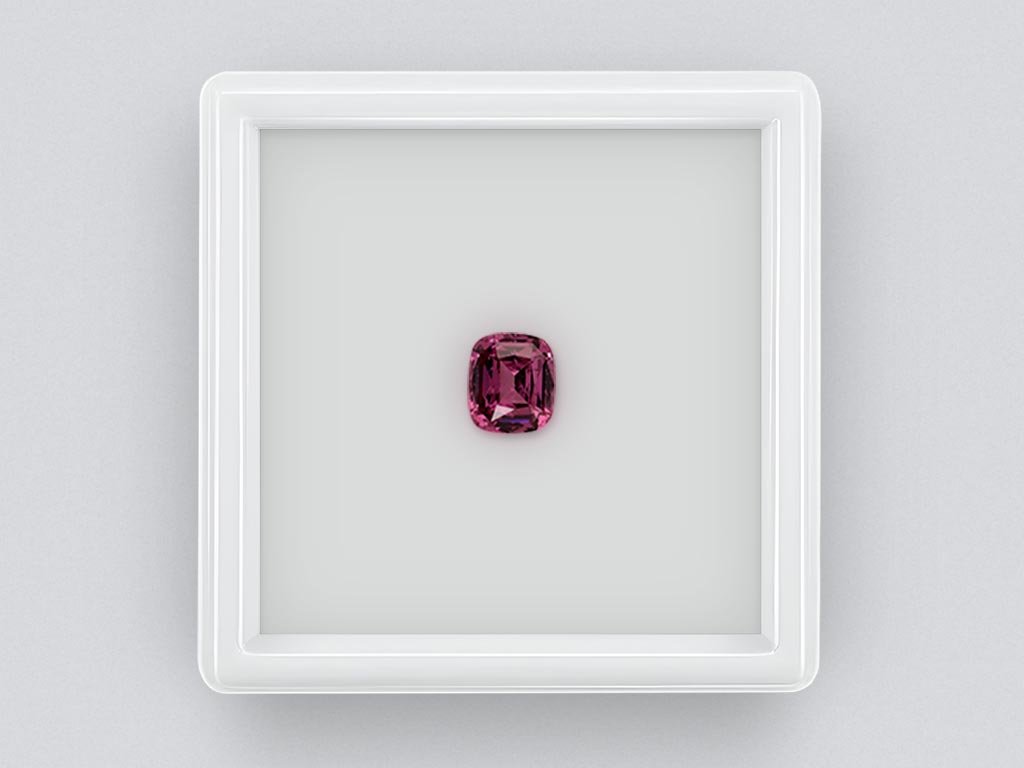 Rhodolite garnet cushion cut 1.90 carats, Tanzania Image №1