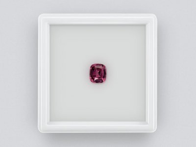 Rhodolite garnet cushion cut 1.90 carats, Tanzania photo
