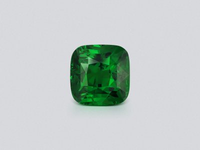 Tsavorite garnet Vibrant Green cushion cut  5.02 carats, Tanzania photo