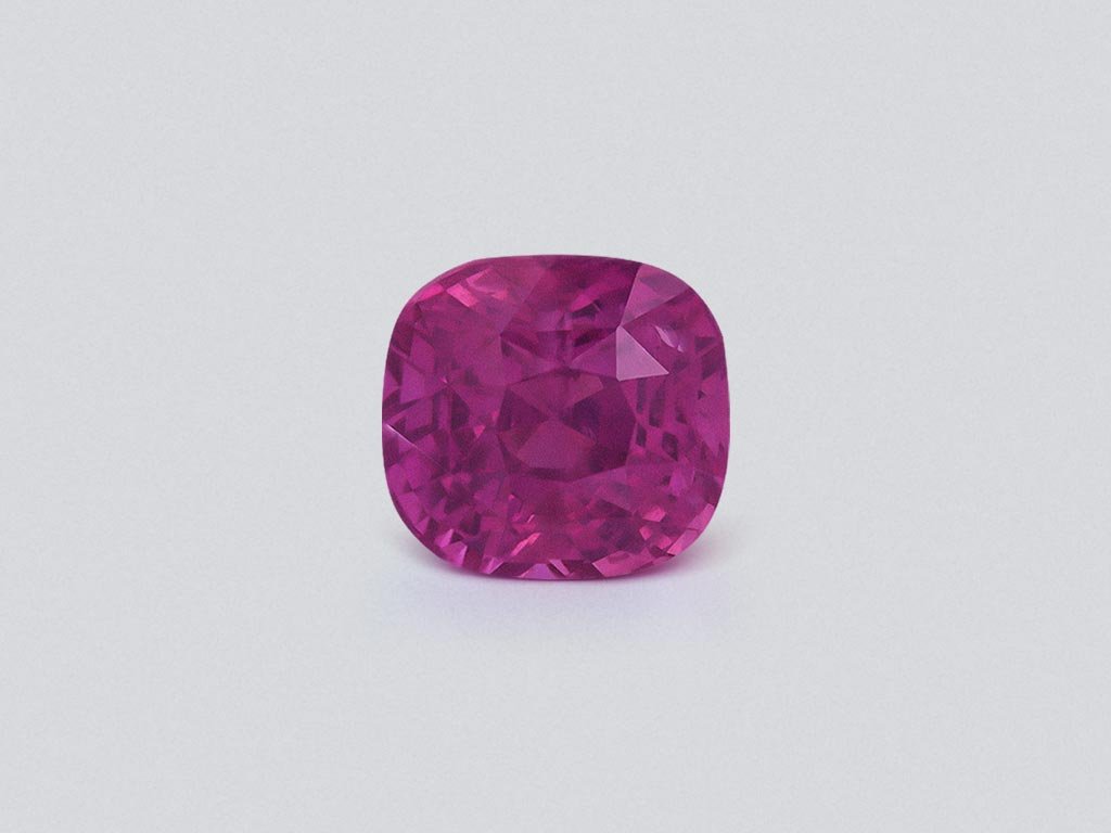 Pink sapphire cushion cut 2.10 carats, Madagascar Image №1